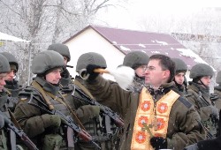 У Тернополі на Богоявлення відбулась чергова ротація військовослужбовців ЗСУ у зону АТО