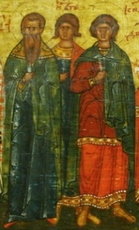 святі мученики Трофим, Саватій і Доримедонт