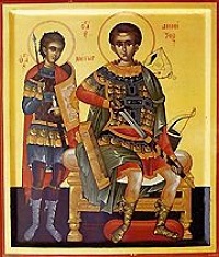 Святі Дмитрій та Нестор Солунські